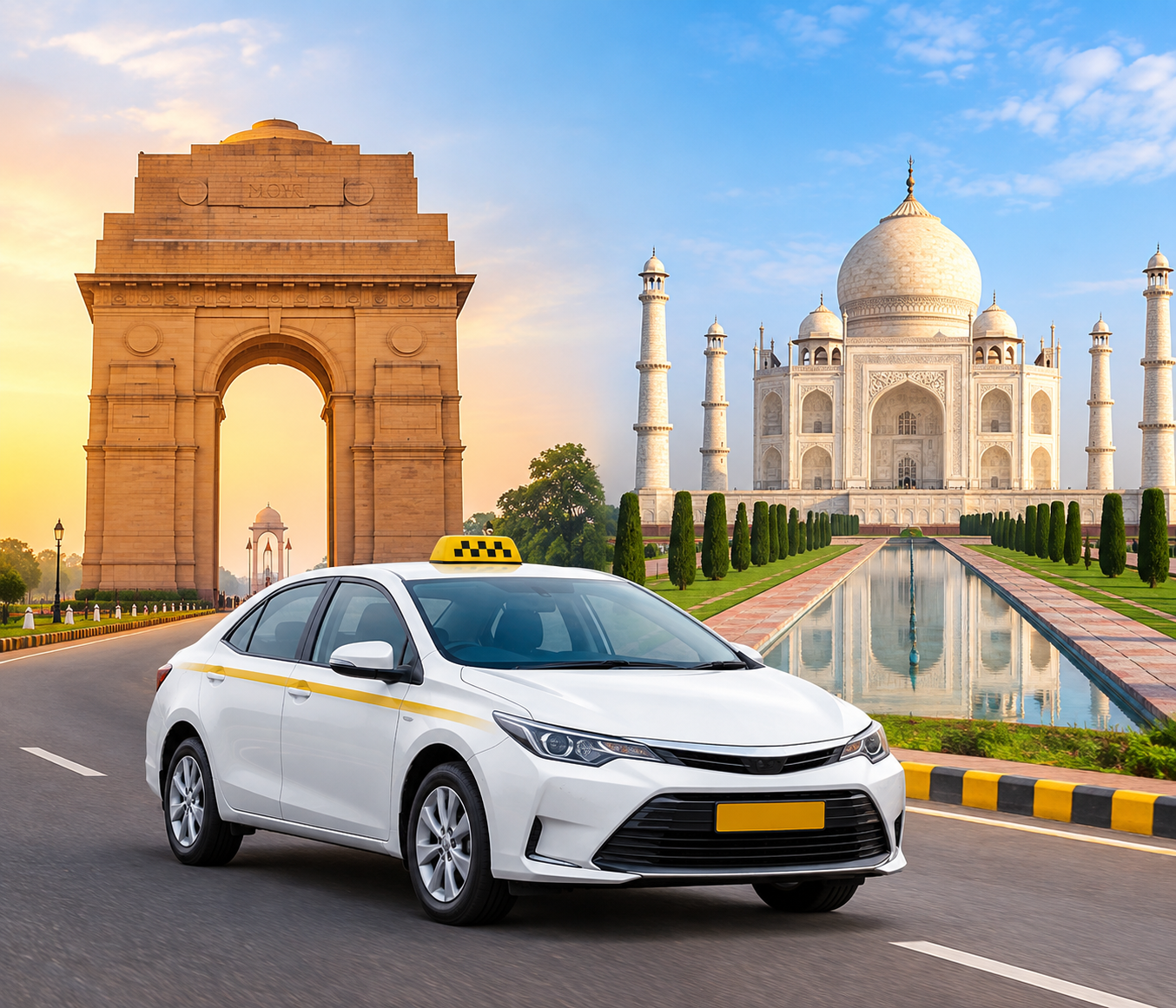 Delhi Agra taxi package