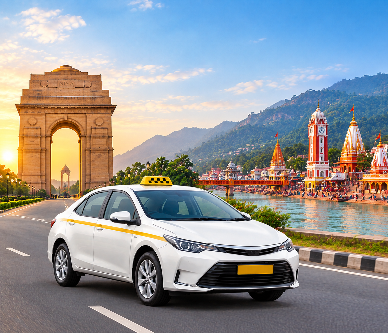 Delhi Haridwar taxi package