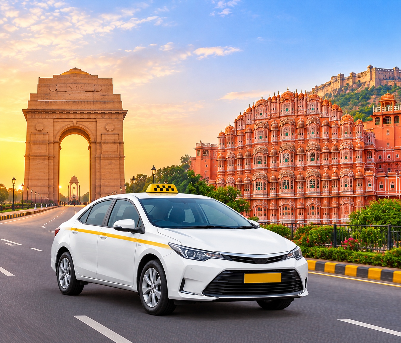 Delhi Jaipur taxi package
