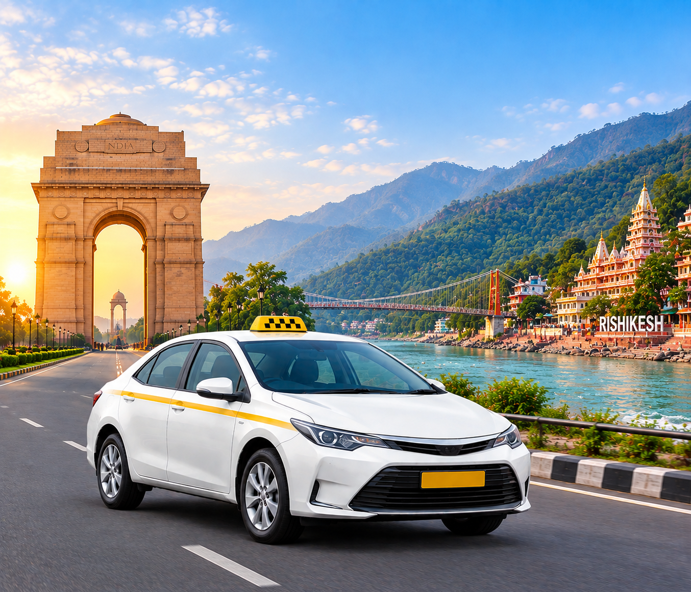 Delhi Rishikesh taxi package